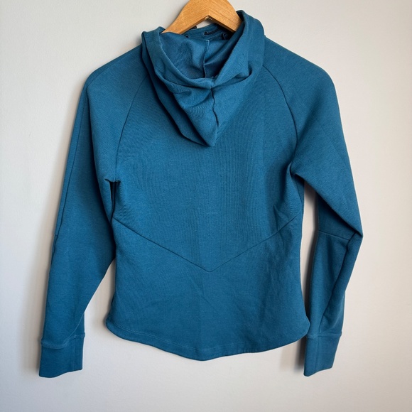 Gymshark Women's Long Sleeve Athletic Pullover Hoodie Teal XS Activewear Running - Picture 6 of 14